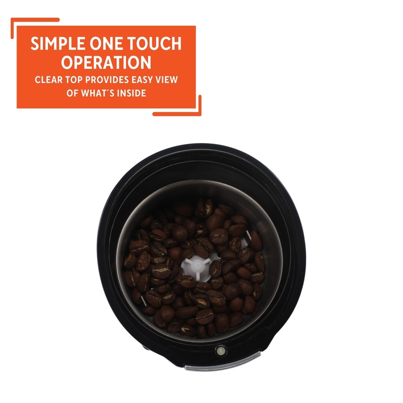 IMUSA 3oz Electric Coffee & Spice Grinder, Black