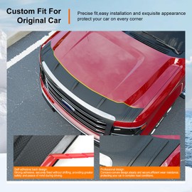 powoq Hood Deflector Compatible with 2009-2014 Ford F150 Deflector TPE Shield Hood Protector Replacement for 2009 2010 2011 2012 2013 2014 Ford F-150 Accessories