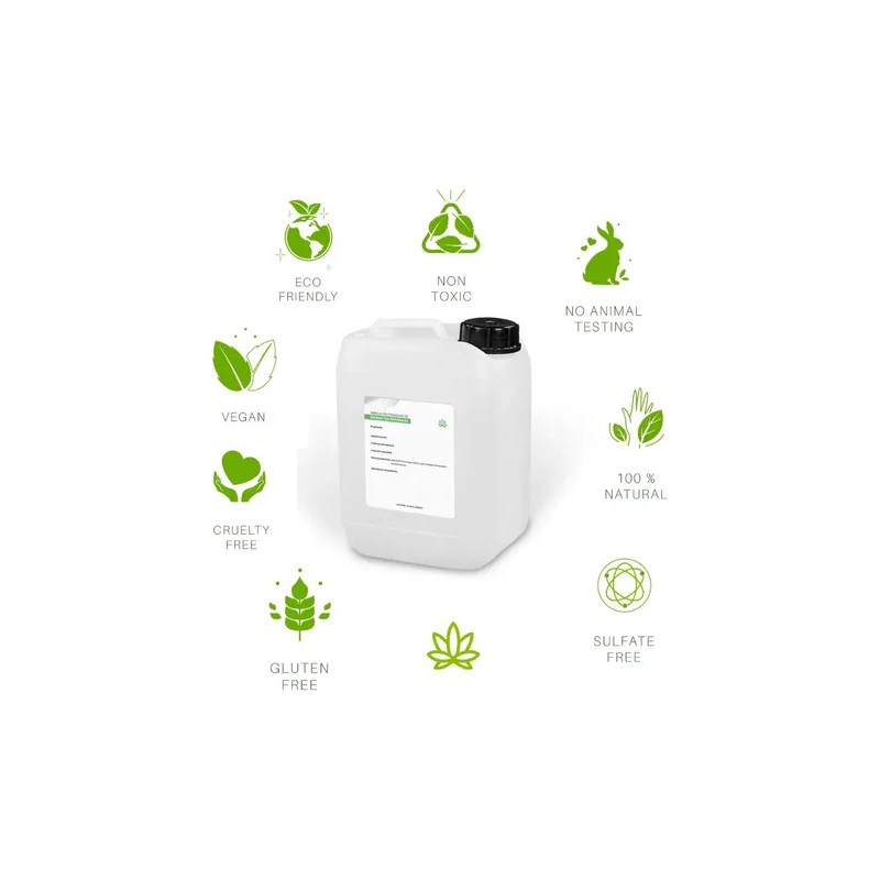 Acondicionador Vegano De Coco 10 Litros Sin Sulfatos Beohemp