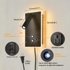 CNMYKYDS Dimmable Plug in Wall Sconce with Touch Switch,Headboard Bedside