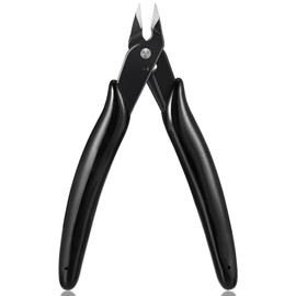 Mini Hair Pliers with an Opening Spring Wire Flush Cutters Hair Extension Pliers Keratin Bond Cutting Pliers Wire Clippers Nippers Hair Extension Tool for Micro Nano Ring Hair Extensions