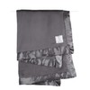 Little Giraffe Luxe Stroller Baby Blanket, Charcoal, 29" x 35"
