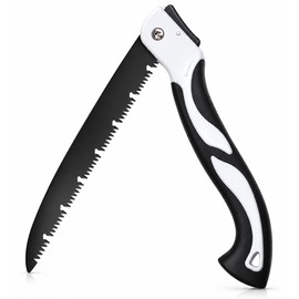 Folding Hand Saw for Tree Pruning and Wood Cutting – Portable Metal Pruning Saw for Gardening, Camping and Outdoor Tasks