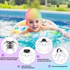 Dyrfolm 2 Pack Kids Swim Caps,Silicone Swim Caps for Kids