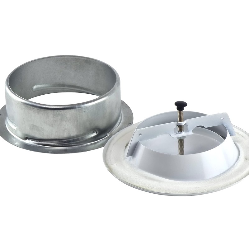 Steinberg14 Round 125 mm Disc Valve Exhaust Air Anemostat Metal