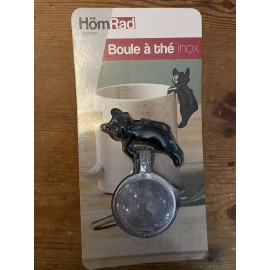 Inox France Black Cat Tea Infuser NWT