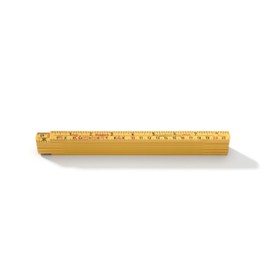 200404 Fibreglass Folding Ruler with Inch and CM Divisions I Hultafors I Made in EU I Durable Folding Ruler with Centimetre and Inch Scale I
