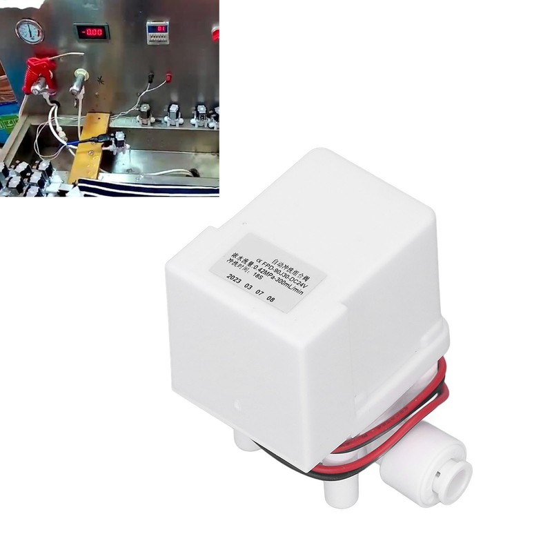 1/4 Inch PE Pipe Electric Solenoid Valve DC 24V Diaphragm