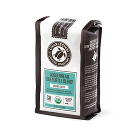 Charleston Coffee Roasters | Specialty Organic Ground Coffee | Hand Picked, Premium Slow Roast (Loggerhead Sea Turtle Blend) 12oz