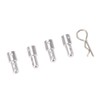 4Pcs RC Body Post Mount Stable High Strength Silver Rugged