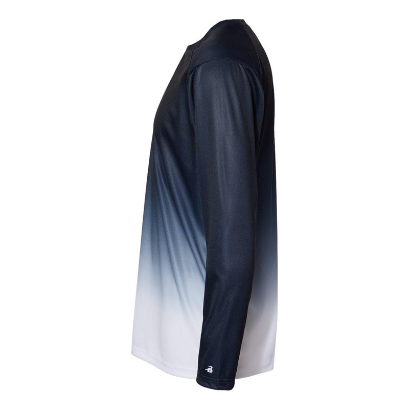 Badger Sports Ombre L/S Tee - XL - NYOM