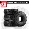 INJORA Pneumatici 40 * 15 mm 0,7" King Trekker per