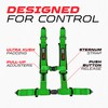 1pc 4 Point Harness for Bucket Seat, Push Release, 10