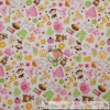 Riley Blake Designs BonEful FABRIC FQ Cotton Quilt White Pink