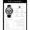 OLEVS Watch Men Luxury Diamond Chronograph Analog Men Wrist Watch