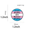 Support Trans Rights Enamel Pins - Protects Trans Kids and