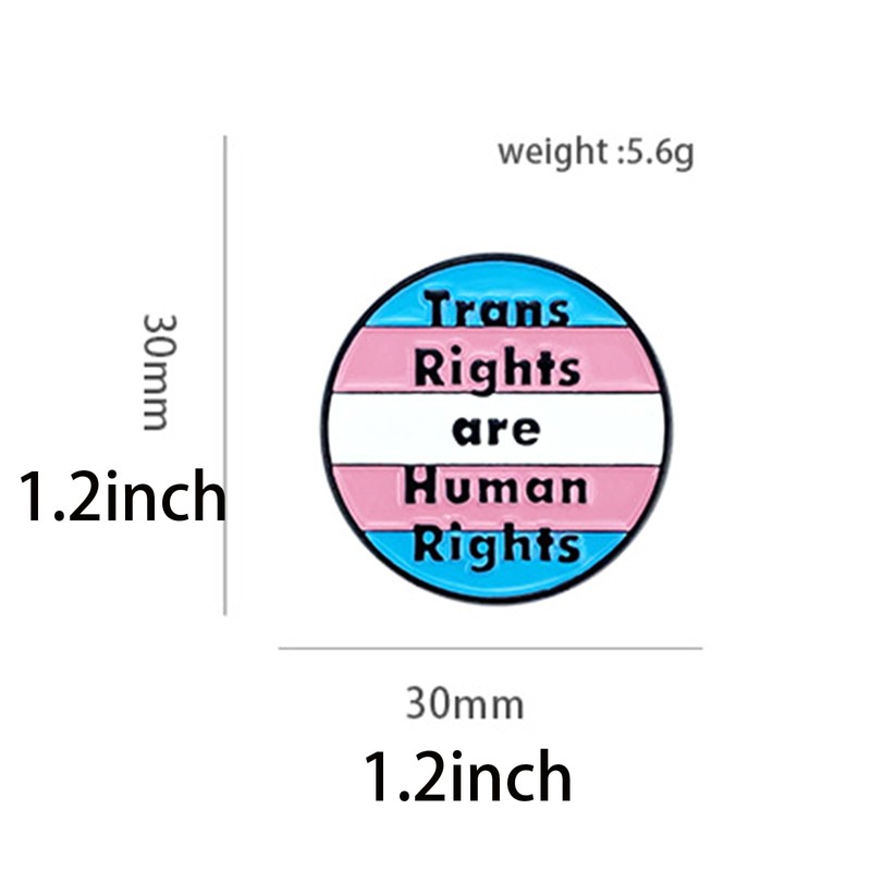 Support Trans Rights Enamel Pins - Protects Trans Kids and