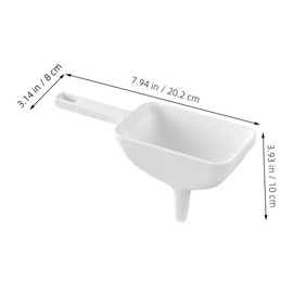 GRIRIW 3Pcs Canning Funnel Reusable Wine Funnel for Daily Use Easy Pour Household Accessory for Liquids and Bottling Tasks