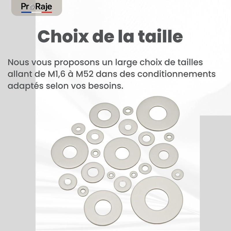 Stainless Steel Washers M8 x 40mm - Thickness 1.5mm |