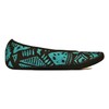 Nufoot Ballet Flat, Blue Aztec, XLarge