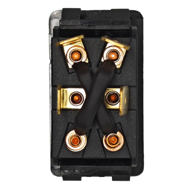 HY60D Rocker Switch - RET-EXT 20A 125VAC 4Pin Pushbutton Switch,