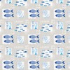 Martina Home Single Fish Oilcloth Tablecloth 180 x 140 cm