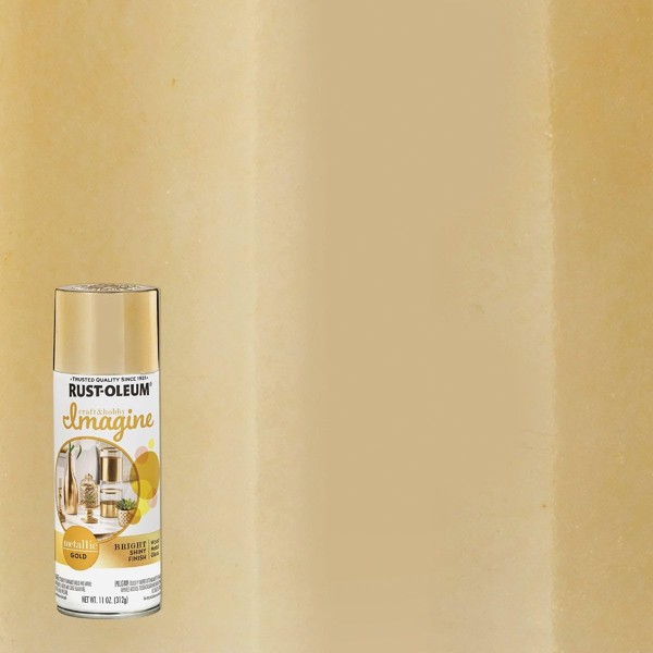 Rust-Oleum Imagine Craft & Hobby Metallic Spray Paint Gold, 11