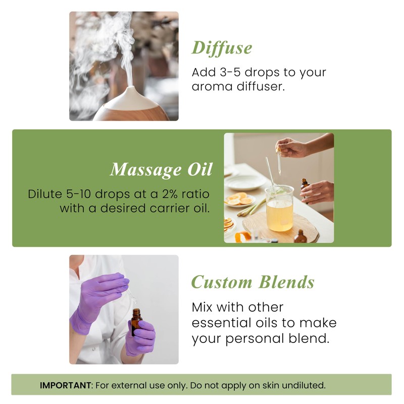 Handcraft Blends Palmarosa Essential Oil – 1 Fl Oz –