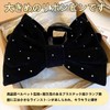 RFHUDJI Hairpin Tube Ribbon Bundle Pin Velvet Shape Artificial Diamond