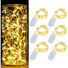 6 Pack 7Ft Starry String Lights No Remote Waterproof Fairy