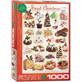 Sweet Christmas 1000 Piece Puzzle Jigsaw Puzzle 19 x 27in