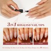 ROSALIND Almond Nail Tips, Pre-Coloured Press On Nails, Full Cover