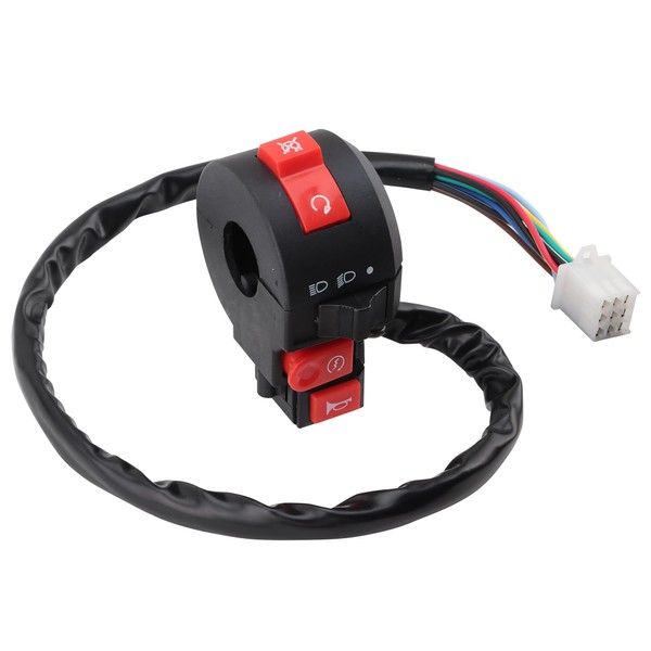 WOOSTAR 7/8" 22mm Handlebar 4 Function Right Start Switch with