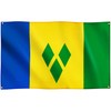Runesol St Vincent and the Grenadines Flag, 91x152cm, 3ft x