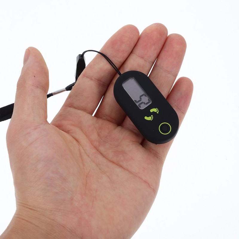 Kisangel Clip on Step Counter for Walking, Mini 3D Pedometer,