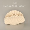 3.35'' Khaki Sea Shell Hair Clip, Matte Hair Claws Clips
