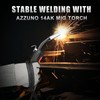 AZZUNO 14AK MIG Welding Gun with 10-ft Cable, for AZZUNO