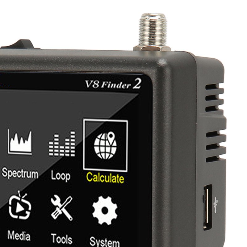 V8 Finder 2 Satellite Finder Signal Meter 3.5inch HD LCD