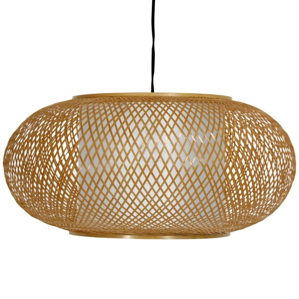 Oriental Furniture Honey Kata Japanese Ceiling Lantern