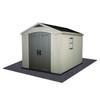 Meitola Outdoor Storage Shed Mat，Waterproof and Dustproof Outdoor Carport Mat—Backing