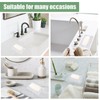 2 Pcs Plastic Bar Soap Holder Soap Tray Non-Slip Soap