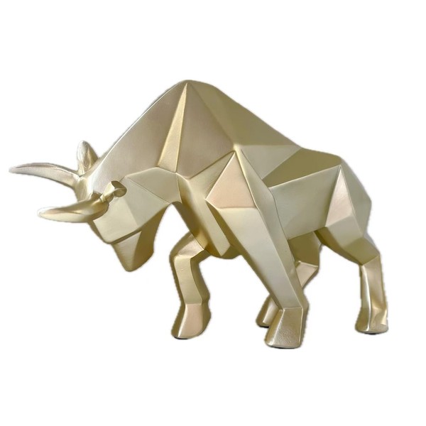 SMRTHMRT Abstract Geometric Sculptures Animals Statues,Collectible Figurines Home Office Tabletop