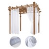 Waterproof Indoor Outdoor Curtains Sun Blocking Curtains for Bedroom Porch