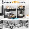 Sevenblue 2 Pack Under Sink Organizer, Under Bathroom Cabinet Organizer