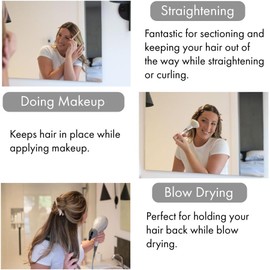 Framar Pinzas para el cabello neutrales, paquete de 10, pinzas para el cabello profesionales para seccionar el cabello, pinzas para el cabello de salón para seccionar el cabello, pinzas para el cabello, pinzas para el cabello, pinzas para cortar el cabell