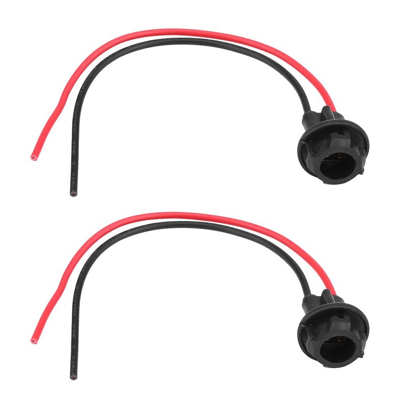 2pcs W-5-W 168 194 Car Plug-in Light Bulb Extension Socket