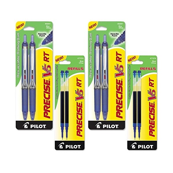 Pilot Precise V5 RT Retractable Rolling Ball Pens, Extra Fine