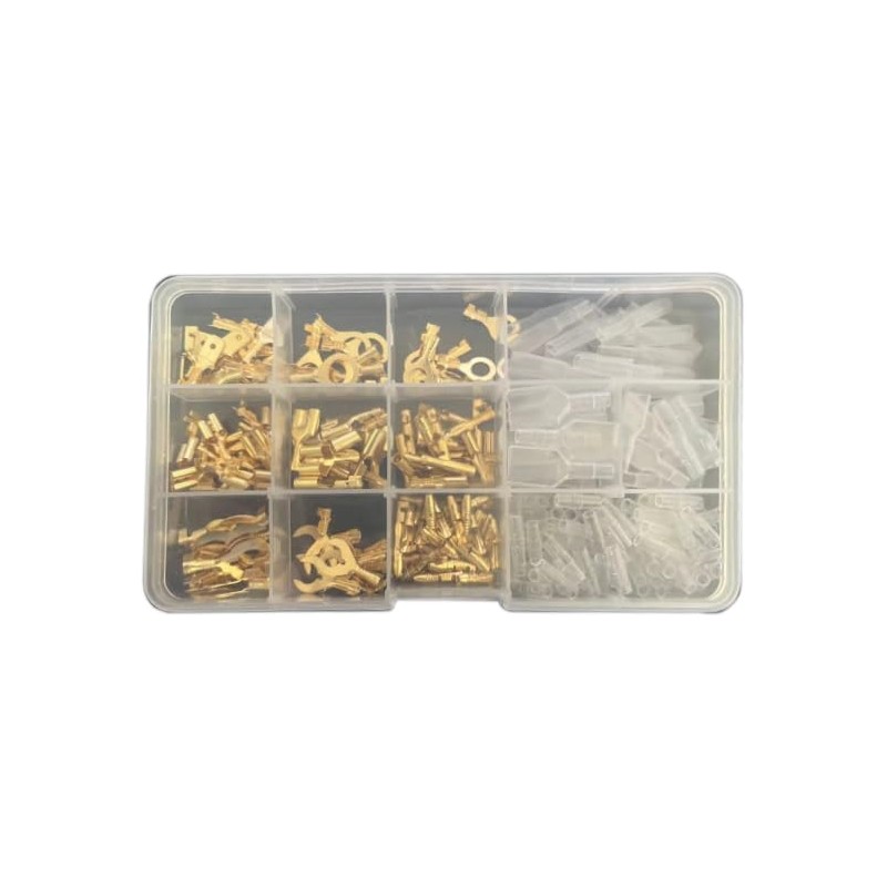 Wire Crimp Terminal Set, 280 Pieces, Giboshi Terminals, Flat Terminals,