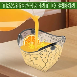 6Pcs PP Plastic Collapsible Bowl Plate Cup with Snap Fastener Lightweight Foldable Bowl Kit, Versatile Smooth Surface Folding Plate Set for Outdoor Camping Picnic