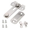Gasea 6 Packs Stainless Steel Gate Latches Bar Latch Safety